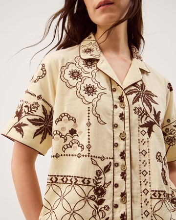 Monsoon Carly Tropical Embroidered Shirt