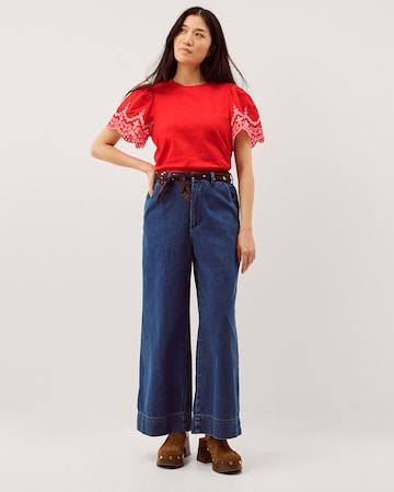 Monsoon Bree Broderie Jersey T-Shirt