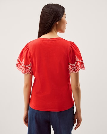Monsoon Bree Broderie Jersey T-Shirt