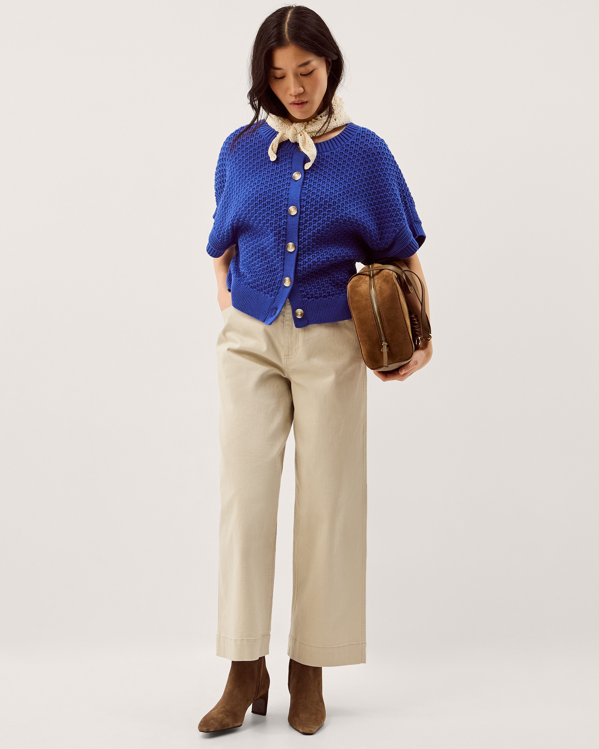 Monsoon Sienna Short Sleeve Cardigan