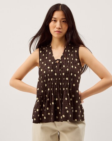 Monsoon Paris Sleeveless Polka Dot Top