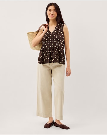 Monsoon Paris Sleeveless Polka Dot Top