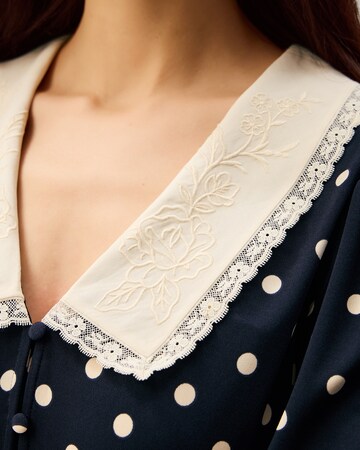 Monsoon Stella Polka Dot Midi Dress