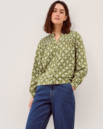 Monsoon Kalani Geometric Jersey Blouse