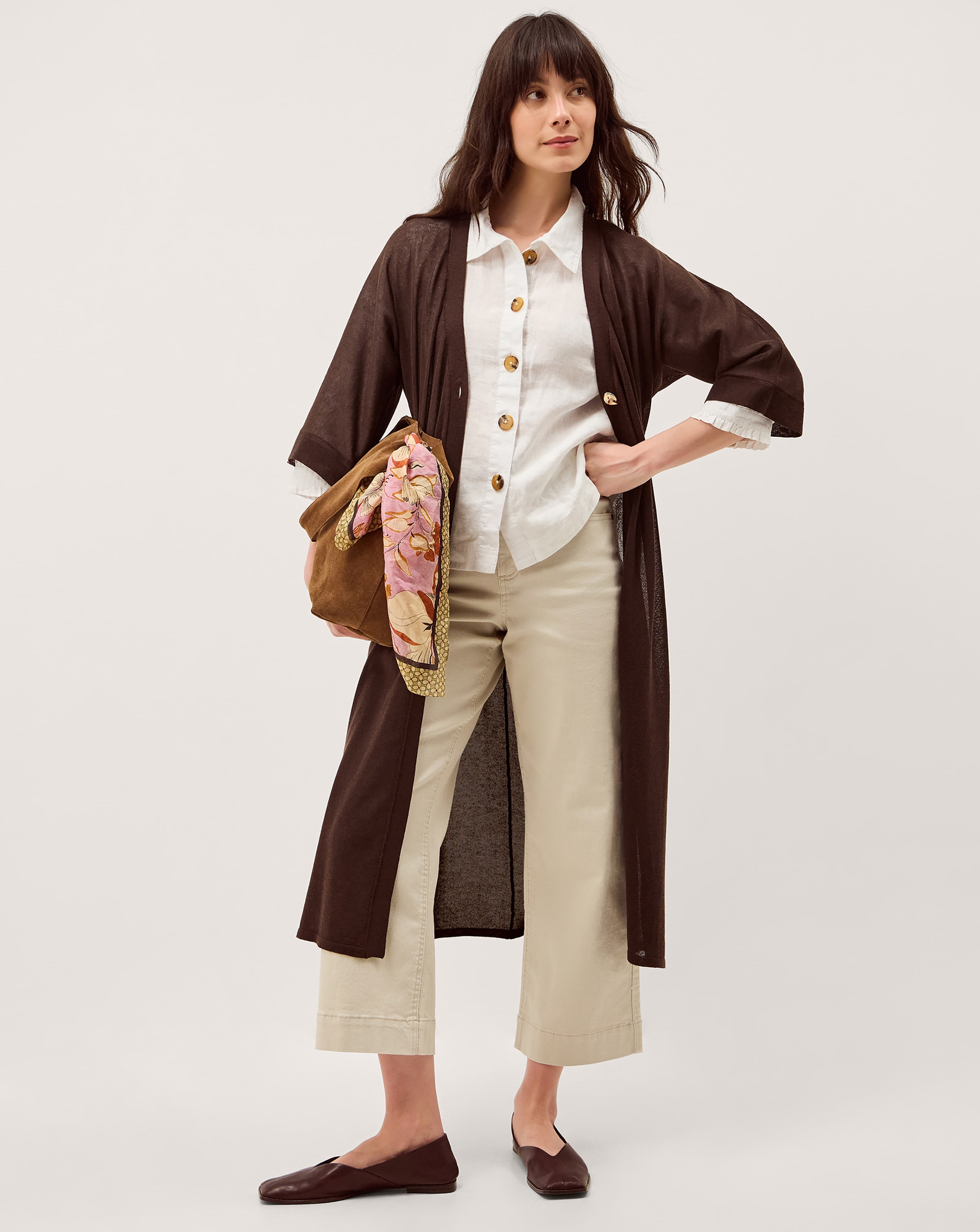 Monsoon Lo Longline Cardigan