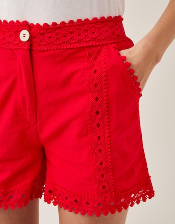 Monsoon Irina High-Waisted Lace Shorts