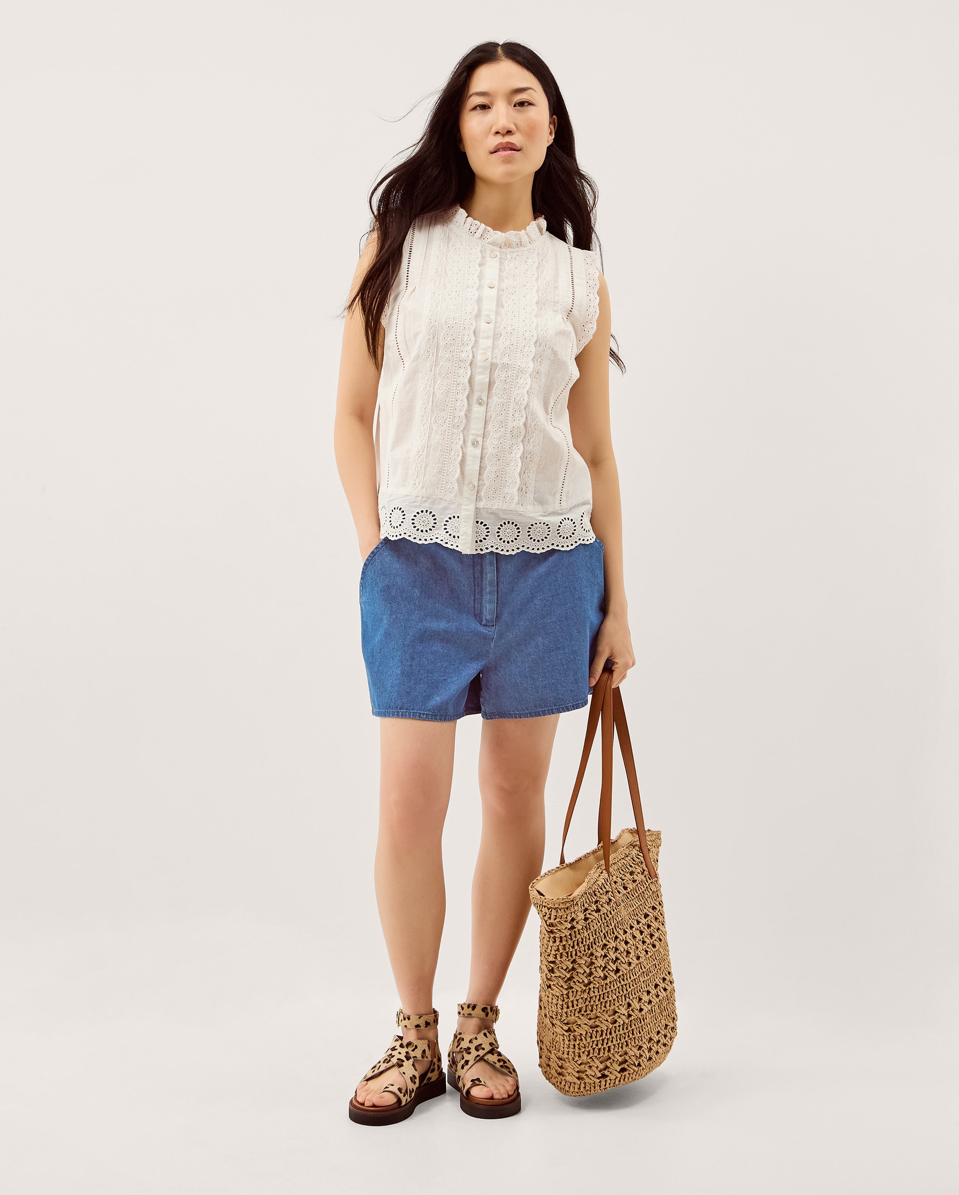 Monsoon Cece Denim Shorts