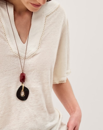 Monsoon Logan Linen T-Shirt