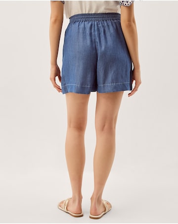Monsoon Isla Embroidered Denim Shorts