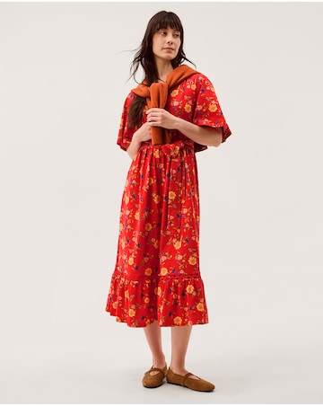Monsoon Libby Floral Jersey Midi Dress