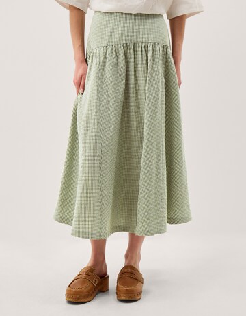 Monsoon Gaia Gingham Midi Skirt