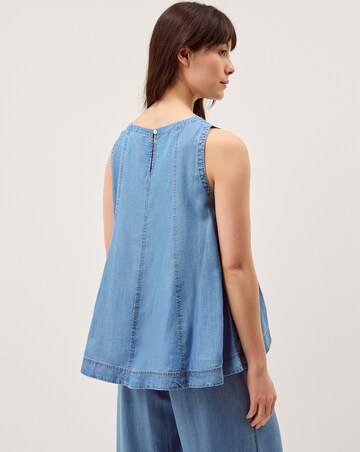 Monsoon Daria Swing Chambray Tank Top