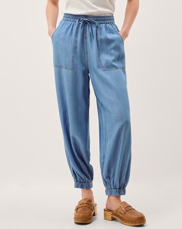 Monsoon Daria Chambray Joggers
