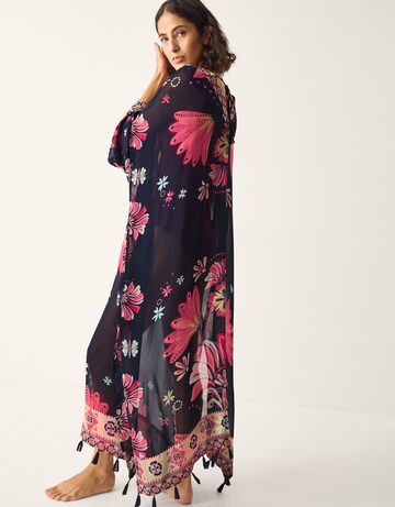 Monsoon Abbie Floral Print Kaftan