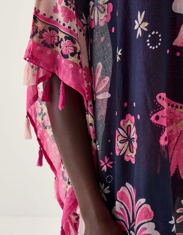 Monsoon Abbie Floral Print Mini Kaftan