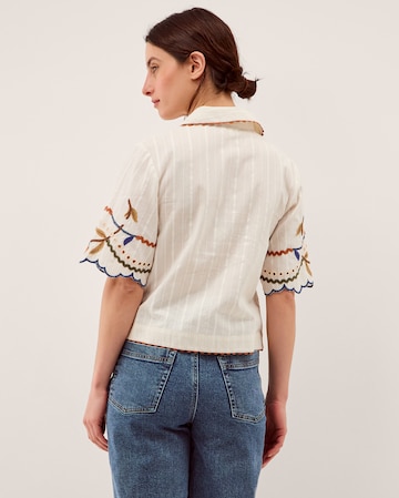 Monsoon Polly Floral Embroidered Shirt