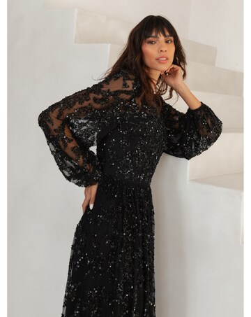 Maya Deluxe Embellished  Dress