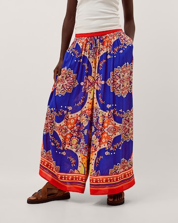 Monsoon Padma Printed Palazzo Trousers