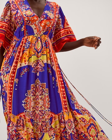 Monsoon Padma Printed Midi Dress