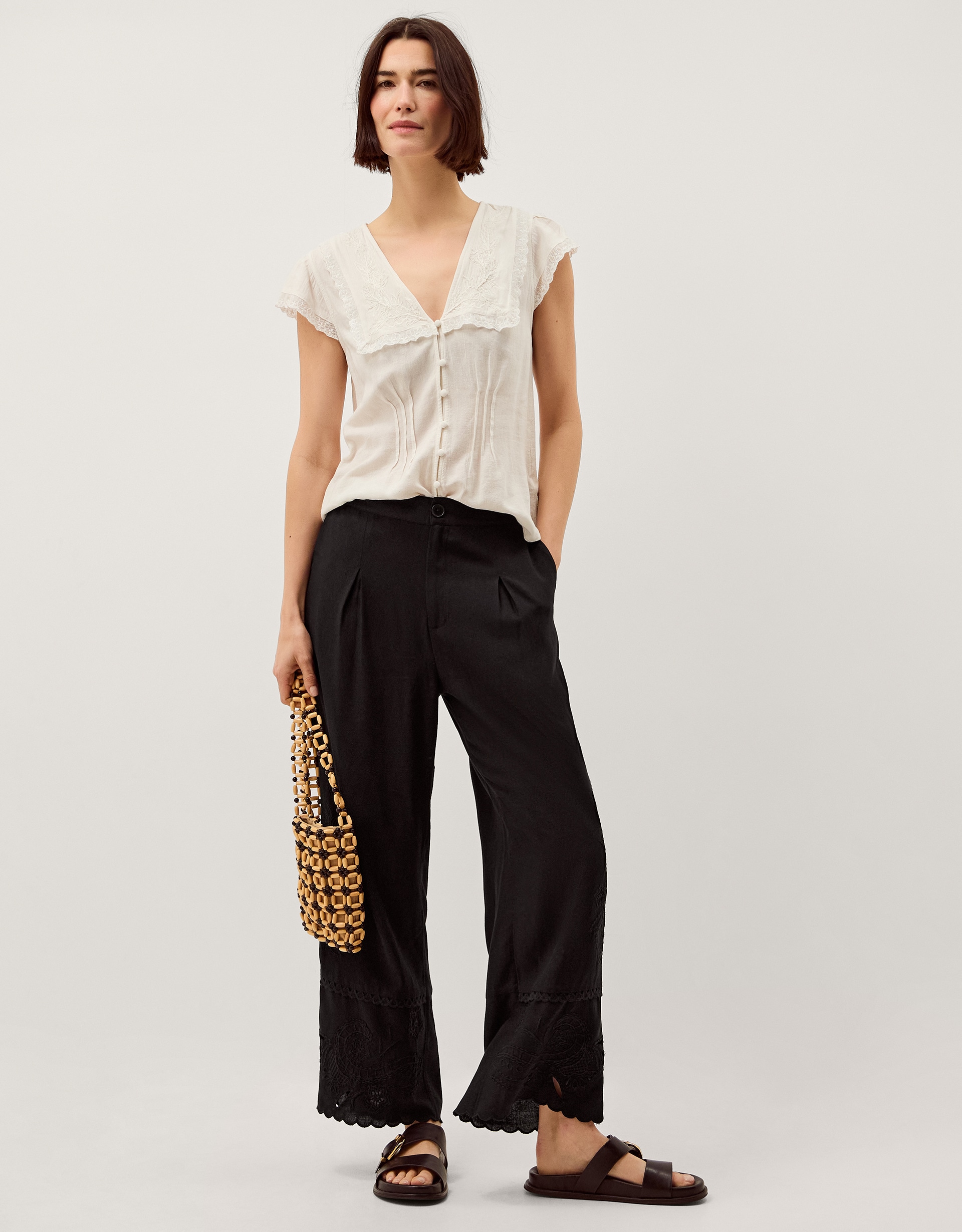 New In - Monsoon Cindy Wide Leg Trousers