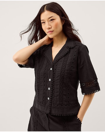 Monsoon Irina Lace Trim Shirt