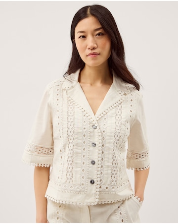 Monsoon Irina Lace Trim Shirt
