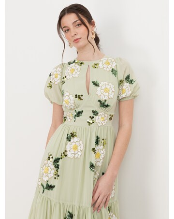 Maya Deluxe Embellished Midaxi Dress