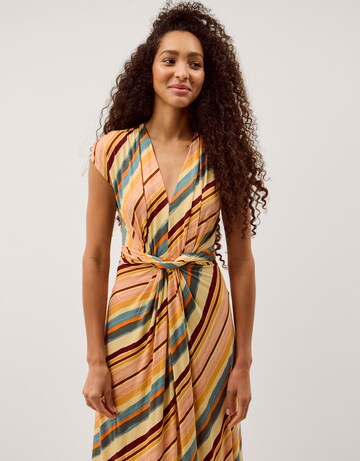 Monsoon Tola Stripe Jersey Midi Dress