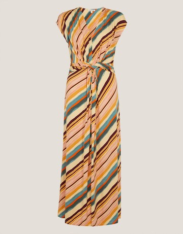 Monsoon Tola Stripe Jersey Midi Dress