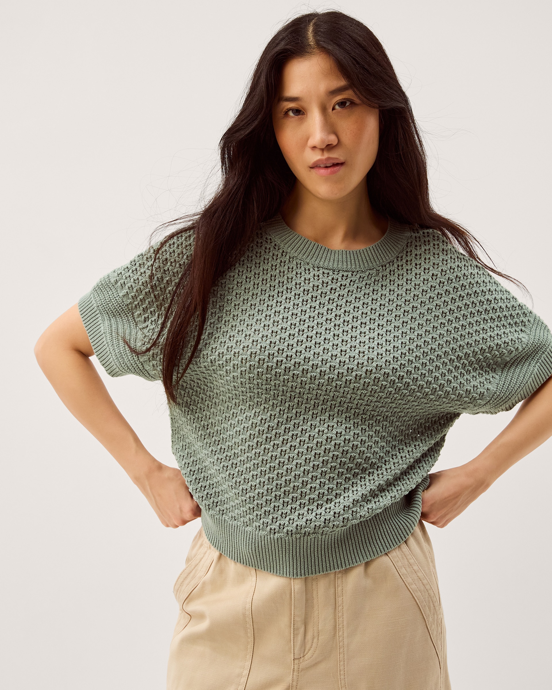 New In - Monsoon Siara Short Sleeve Knit Jumper