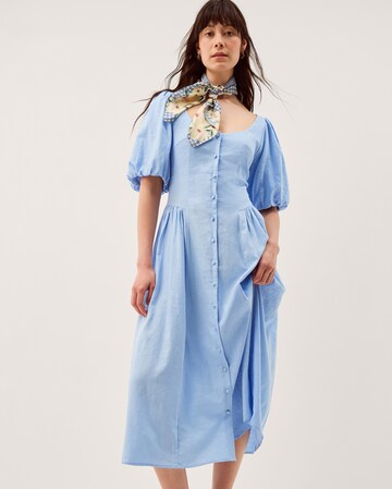 Monsoon Lottie Linen Blend Midi Dress