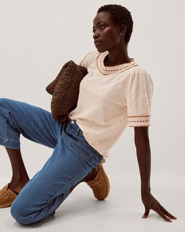 Monsoon Tina Trim Jersey T-Shirt