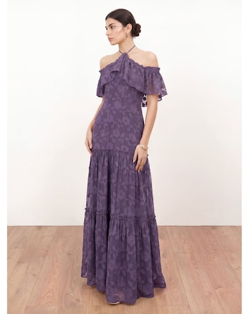 Anaya Burnout Fabric Dress