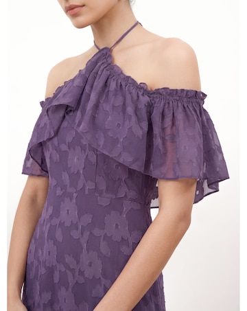 Anaya Burnout Fabric Dress