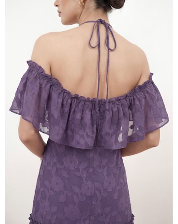 Anaya Burnout Fabric Dress