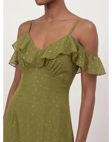 Anaya Metallic Thread Dress