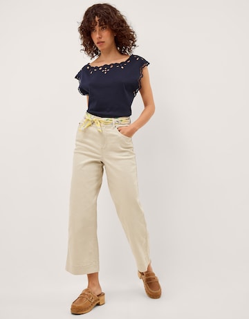 Monsoon Gaia Floral Cutwork Top