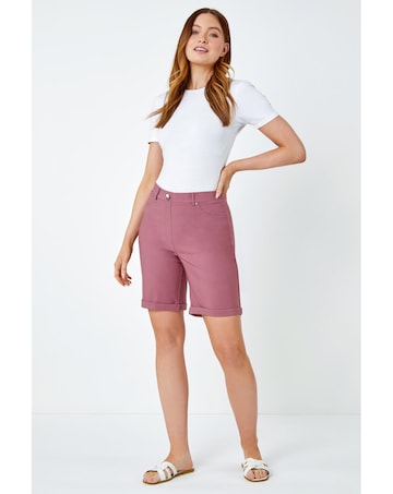 Roman Turn Up Stretch Shorts