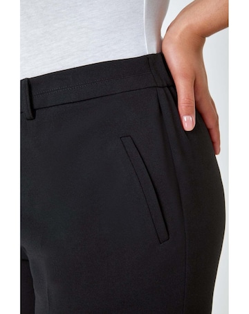 Roman Curve Straight Smart Trousers