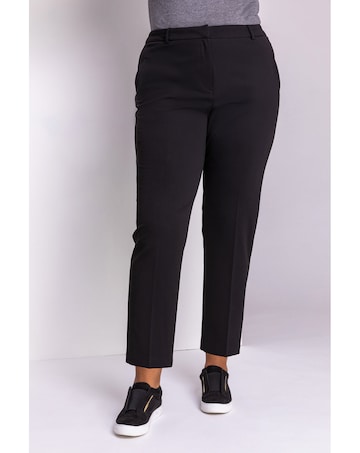 Roman Curve Straight Smart Trousers