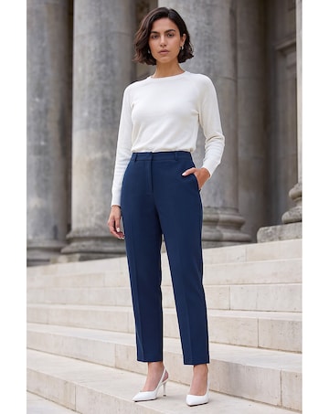 Roman Short Straight Leg Stretch Trouser