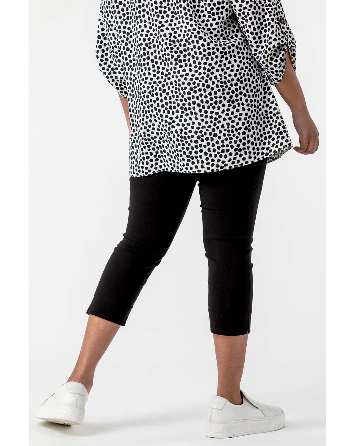 Roman Curve Cropped Stretch Trouser