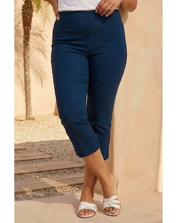 Roman Curve Cropped Stretch Trouser