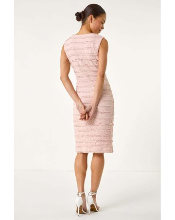 Roman Petite Ruffled Stretch Dress