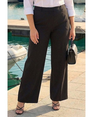Roman Curve Wide Leg Tailored Trouser