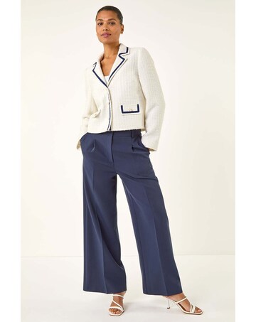 Roman Boucle Contrast Tape Jacket