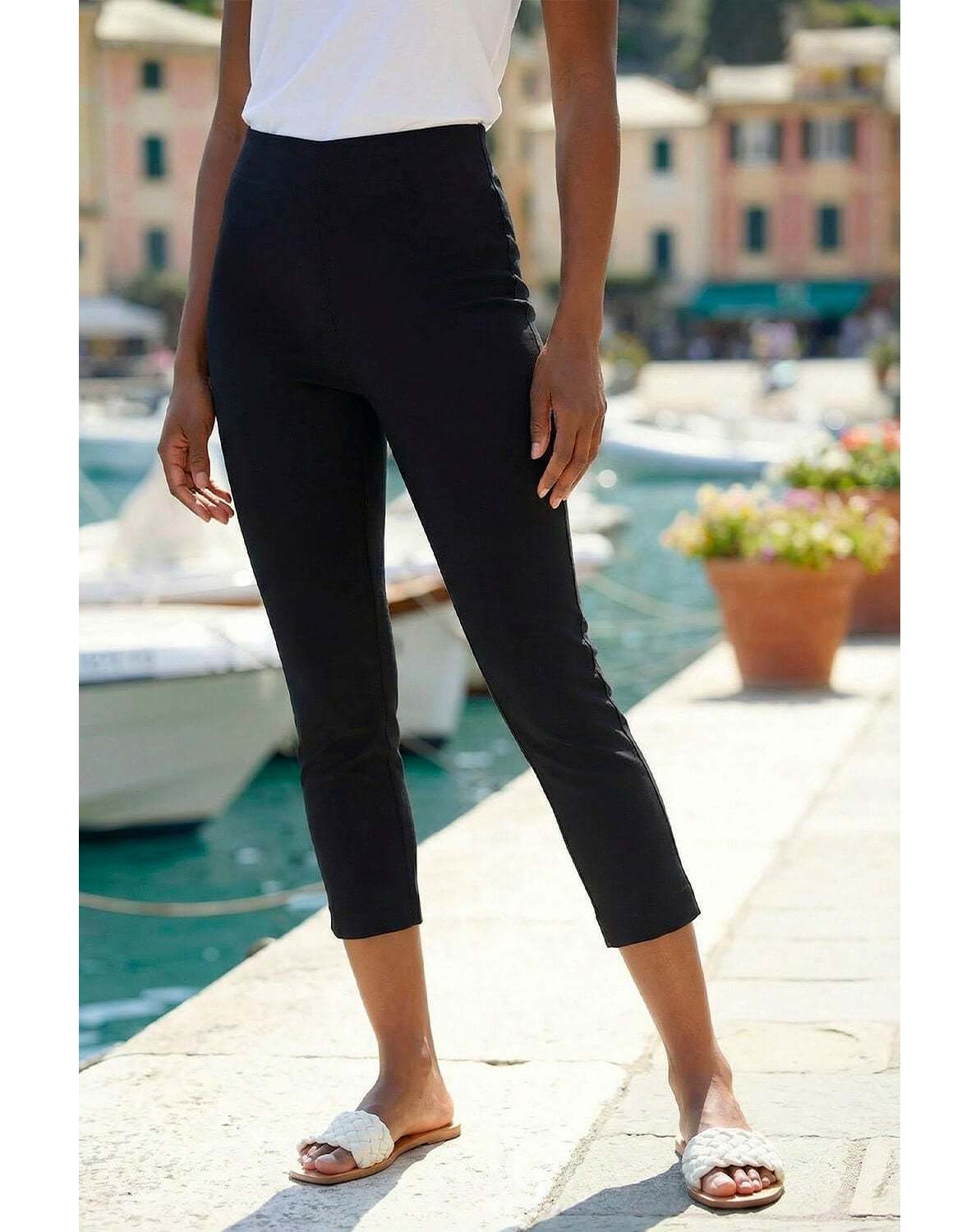 Roman Cropped Stretch Trouser