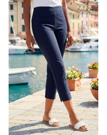 Roman Cropped Stretch Trouser