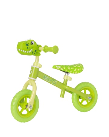 EVO Character Head 8 Inch Wheel Balance Bike - Dino