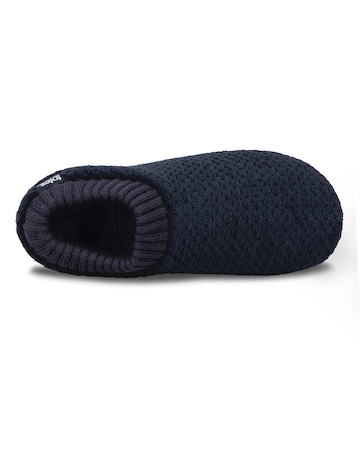 Totes Ladies Popcorn Full Back Bootie Slipper